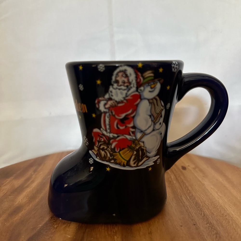 Van Well Wellco Design Germany Frohe Weihnachten Merry Christmas Mug